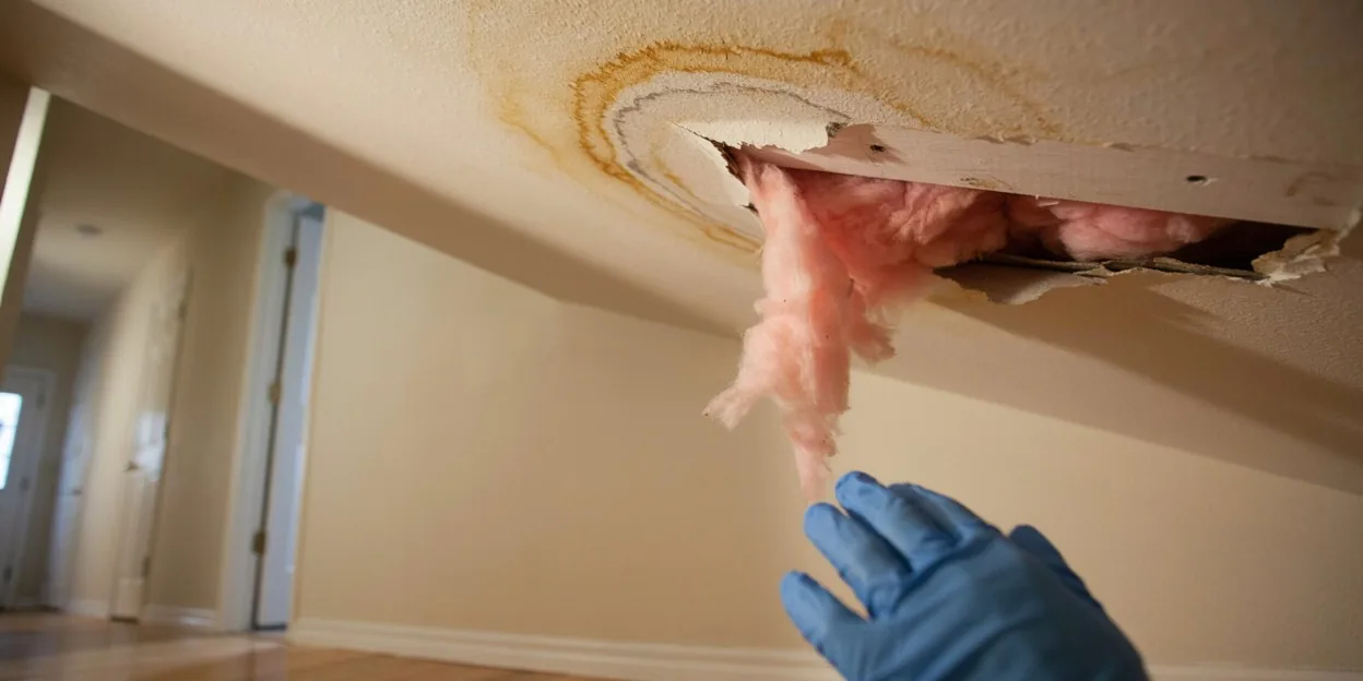 Roof Leak Water Damage in Anaheim, CA